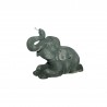 statue  éléphant allongé en ciment